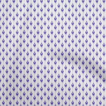oneOone Cotton Flex Dark Purple Fabric Ikat Craft Projects Decor Fabric Printed By The Yard 40 Inch 42 Inch Wide - Viscose Chiffon серый