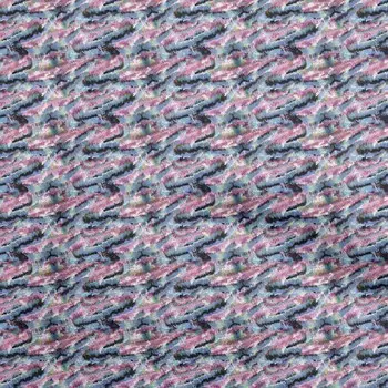 oneOone Cotton Flex Dusty Blue Fabric Абстрактная ткань для шитья печатной ремесленной ткани Yard 40 дюймов 42 Inch Wide - Viscose Chiffon коричневый