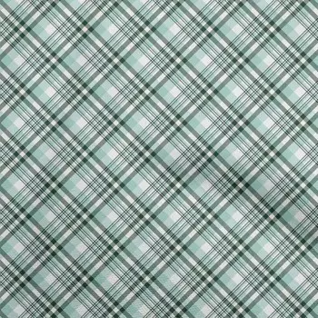 oneOone Cotton Flex Dusty Teal Green Fabric Клетчатое платье Материал Ткань Ткань с принтом в ярдах 40 дюймов 42 Inch Wide - Viscose Chiffon темный оливковый зеленый