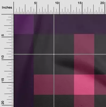 oneOone Cotton Flex Fabric Ткань с принтом в клетку тартан в ярдах 40 дюймов 42 Inch Wide - Viscose Chiffon красный