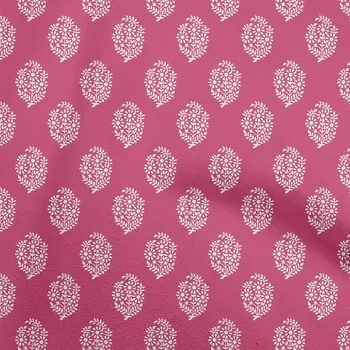 oneOone Cotton Flex Fuschia Pink Fabric Block Швейный материал Ткань с принтом в ярдах 40 дюймов 42 Inch Wide - Viscose Chiffon розовый