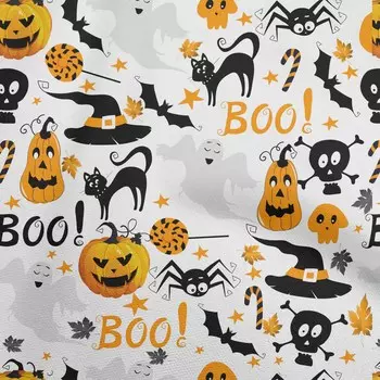 oneOone Cotton Flex Gamboge Желтая ткань Хэллоуин Ремесленные проекты Декор Ткань с принтом во дворе 40 дюймов 42 Inch Wide - Viscose Chiffon малиновый