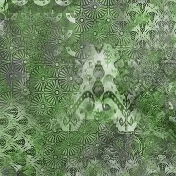 oneOone Cotton Flex Green Fabric Abstracts Платье Материал Ткань Ткань с принтом в ярдах 40 дюймов 42 Inch Wide - Viscose Chiffon серый