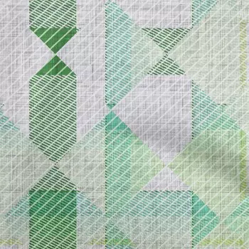 oneOone Cotton Flex Green Fabric Check Швейный материал Ткань с принтом в ярдах 40 дюймов 42 Inch Wide - Viscose Chiffon розовый