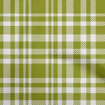 oneOone Cotton Flex Green Fabric Check Швейный материал Ткань с принтом в ярдах 40 дюймов 42 Inch Wide - Viscose Chiffon коричневый