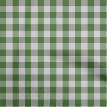 oneOone Cotton Flex Green Fabric Check Швейный материал Ткань с принтом в ярдах 40 дюймов 42 Inch Wide - Viscose Chiffon зелёный