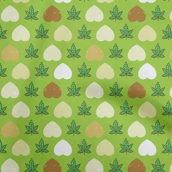 oneOone Cotton Flex Green Fabric Kawai Sewing Fabric By The Yard Printed Diy Clothing Sewing Supplies 40 Inch 42 Inch Wide - Cotton Cambric зелёный
