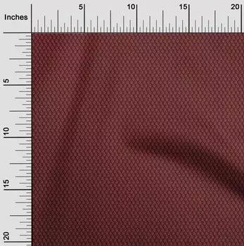 oneOone Cotton Flex Maroon Ткань Этнический блок Craft Projects Декоративная ткань с принтом The Yard 40 дюймов 42 Inch Wide - Viscose Chiffon красный