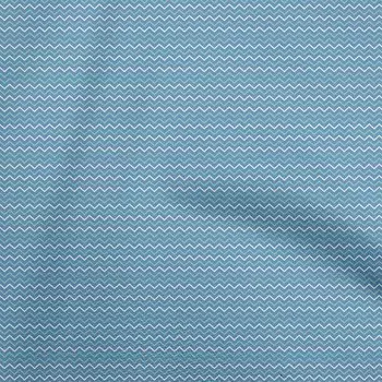 oneOone Cotton Flex Medium Blue Fabric Chevron Dress Материал Ткань Ткань с принтом в ярдах 40 дюймов 42 Inch Wide - Viscose Chiffon светло-серый