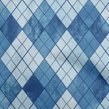 oneOone Cotton Flex Medium Blue Ткань Argyle Sewing Craft Projects Печать на ткани в ярдах 40 дюймов 42 Inch Wide - Viscose Chiffon средний синий