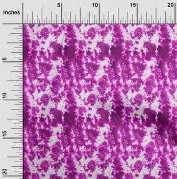 oneOone Cotton Flex Purple Fabric Tie Dye Dress Material Fabric Print Fabric By The Yard 40 Inch 42 Inch Wide - Viscose Chiffon фиолетовый