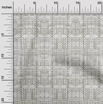 oneOone Cotton Flex Пыльно-серая ткань Геометрическая акварельная ткань для шитья печатной крафтовой ткани By The Yard 40 дюймов 42 Inch Wide - Viscose Chiffon серый