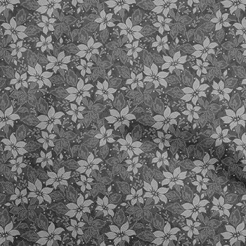 oneOone Cotton Flex серая ткань с цветочным принтом в горошек в ярдах 40 дюймов 42 Inch Wide - Viscose Chiffon серый