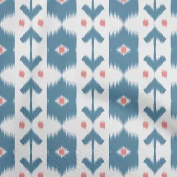 oneOone Cotton Flex Серовато-голубая ткань Икат Швейные ремесленные проекты Печать на ткани в ярдах 40 дюймов 42 Inch Wide - Viscose Chiffon фиолетовый