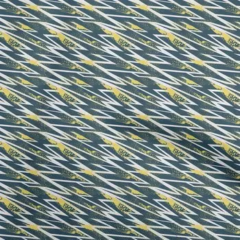 oneOone Cotton Flex Темно-бирюзовый синий Ткань Абстрактное платье Материал Ткань Ткань с принтом в ярдах 40 дюймов 42 Inch Wide - Viscose Chiffon чёрный