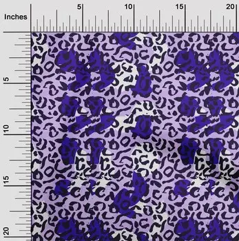 oneOone Cotton Flex Темно-фиолетовая ткань Ткань из кожи животных для шитья печатной ремесленной ткани По двору 40 дюймов 42 Inch Wide - Viscose Chiffon фиолетовый