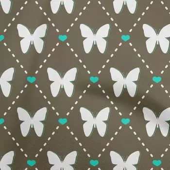 oneOone Cotton Flex темно-оливково-зеленая ткань в клетку для поделок, декоративная ткань, напечатанная в ярдах, 40 дюймов 42 Inch Wide - Viscose Chiffon серый