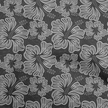 oneOone Cotton Flex темно-серая ткань в горошек с цветочным рисунком Материал ткани Ткань с принтом в ярдах 40 дюймов 42 Inch Wide - Viscose Chiffon коричневый