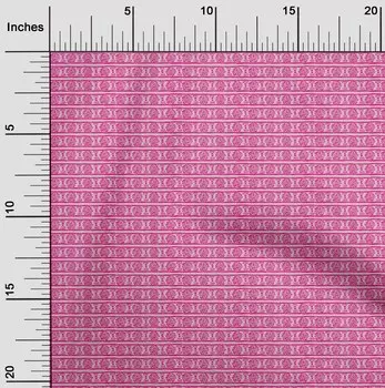 oneOone Cotton Flex Ткань Этнический Блок Печатная Ремесленная Ткань BTY 40 дюймов 42 Inch - Viscose Chiffon розовый
