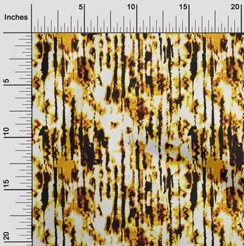 oneOone Cotton Flex Желтая Ткань Из Кожи Животных Для Шитья Печатная Ремесленная Ткань По Двору 40 Дюймов 42 Inch Wide - Viscose Chiffon светло-зеленый
