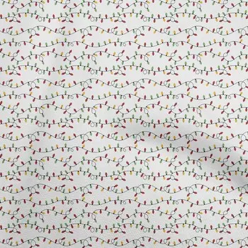oneOone Georgette Viscose Green Fabric Christmas Sewing Fabric By The Yard Printed Diy Clothing Sewing Supplies 42 Inch 42 Inch Wide - Viscose Chiffon средний синий