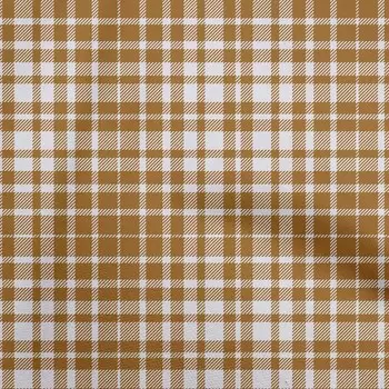 oneOone Хлопчатобумажная гибкая коричневая ткань. Материал платья в клетку тартан. Ткань с принтом. Ткань в ярдах, 40 дюймов. 42 Inch Wide - Viscose Chiffon чёрный