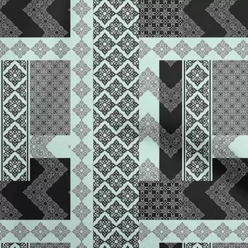 oneOone Хлопчатобумажная гибкая синяя ткань Блок ткани для одежды своими руками Стеганая ткань Ткань с принтом в ярдах 40 дюймов 42 Inch Wide - Viscose Chiffon бежевый