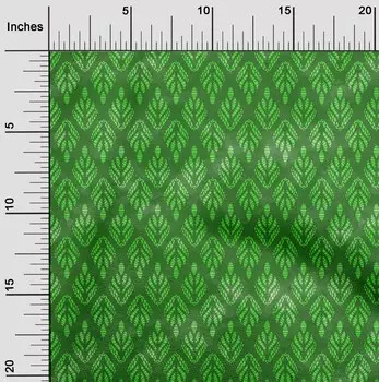 oneOone Хлопчатобумажная гибкая зеленая ткань Батик Швейные поделки Проекты с принтами на ткани шириной 40 дюймов в ярдах — 42 Inch Wide - Viscose Chiffon зелёный