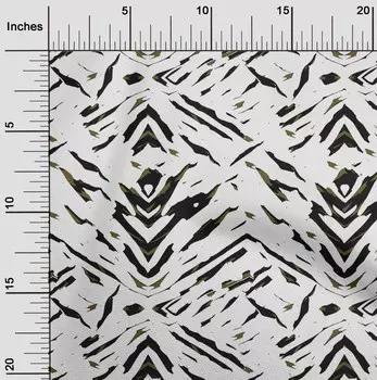 OneOone Хлопковая гибкая белая ткань для шитья из кожи животных, ткань во дворе с принтом, принадлежности для шитья одежды своими руками, 40 дюймов 42 Inch Wide - Viscose Chiffon зелёный