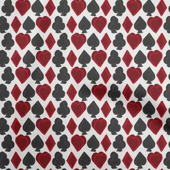 OneOone Хлопковая гибкая белая ткань для шитья покерных карточек Ремесленные проекты Тканевые принты в ярдах 40 дюймов 42 Inch Wide - Viscose Chiffon чёрный