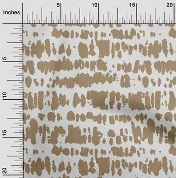 OneOone Хлопковая гибкая белая ткань для шитья из кожи животных Ремесленные проекты Тканевые принты в ярдах 40 дюймов 42 Inch Wide - Viscose Chiffon коричневый