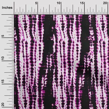 OneOone Хлопковая гибкая белая ткань, красящая ткань для шитья, напечатанная ткань для рукоделия во дворе, 40 дюймов 42 Inch Wide - Viscose Chiffon чёрный
