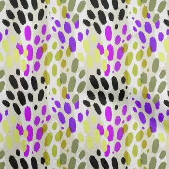 OneOone Хлопковая гибкая бежевая ткань из кожи животных, одежда своими руками, стеганая ткань, ткань с принтом в ярдах, 40 дюймов 42 Inch Wide - Viscose Chiffon бежевый