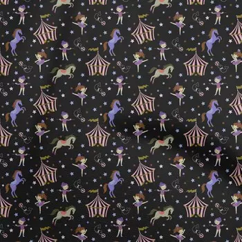 OneOone Хлопковая гибкая черная ткань Цирковая одежда своими руками Стеганая ткань Ткань с принтом в ярдах 40 дюймов 42 Inch Wide - Viscose Chiffon бежевый