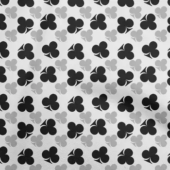 OneOone Хлопковая гибкая черная ткань для шитья покерных карт, ремесленные проекты, принты на ткани в ярдах, 40 дюймов 42InchWide-ViscoseChiffon чёрный