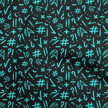 oneOone хлопковая гибкая черная ткань с числовыми символами, швейная ткань во дворе с принтом «сделай сам», одежда, швейные принадлежности, 40 дюймов 42 Inch Wide - Viscose Chiffon baby голубой