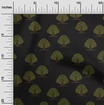 oneOone Хлопковая гибкая черная ткань с цветочным принтом и блоками летающего лебедя, ткань для шитья во дворе с принтом, принадлежности для шитья одежды своими руками, 40 дюймов 42 Inch Wide - Viscose Chiffon чёрный