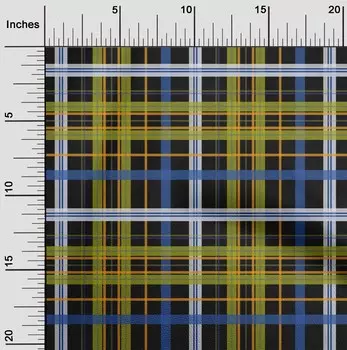 OneOone Хлопковая гибкая черная ткань в клетку Мадрас, швейная ткань во дворе с принтом, принадлежности для шитья одежды своими руками, 40 дюймов 42 Inch Wide - Viscose Chiffon baby голубой