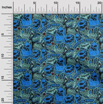 oneOone Хлопковая гибкая ирисовая синяя ткань Швейный материал для Хэллоуина Ткань с принтом в ярдах 40 дюймов 42 Inch Wide - Viscose Chiffon зеленый лайм