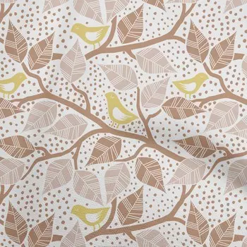 oneOone Хлопковая гибкая коричневая ткань Азиатский блочный материал для платья Ткань с принтом Ткань в ярдах 40 дюймов 42 Inch Wide - Viscose Chiffon коричневый