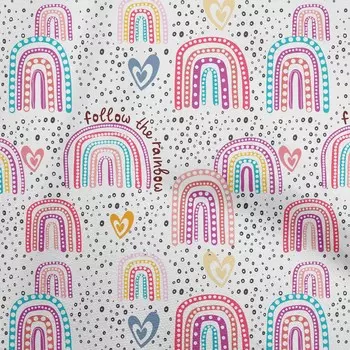 OneOone Хлопковая гибкая коричневая ткань Kawai Швейные поделки Проекты на ткани с принтом в ярдах 40 дюймов 42 Inch Wide - Cotton Cambric1 чёрный