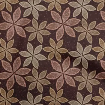 oneOone хлопковая гибкая коричневая ткань в горошек с цветочным принтом «сделай сам» одежда стеганая ткань ткань с принтом в ярдах 40 дюймов 42 Inch Wide - Viscose Chiffon грушевый