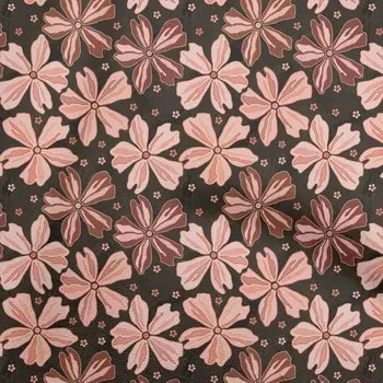 oneOone хлопковая гибкая коричневая ткань в горошек с цветочным принтом «сделай сам» одежда стеганая ткань ткань с принтом в ярдах 40 дюймов 42 Inch Wide - Viscose Chiffon синий