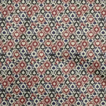 oneOone хлопковая гибкая красная ткань для шитья покерной карты, ткань для шитья во дворе, одежда для рукоделия, швейные принадлежности, 40 дюймов 42 Inch Wide - Viscose Chiffon оранжевый