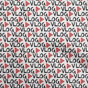 oneOone Хлопковая гибкая красная ткань Текстовые швейные ремесленные проекты Печать на ткани в ярдах 40 дюймов 42 Inch Wide - Viscose Chiffon красный