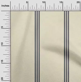 OneOone Хлопковая гибкая кремовая ткань в широкую полоску для поделок, декоративная ткань с принтом во дворе, 40 дюймов 42 Inch Wide - Viscose Chiffon кремовый