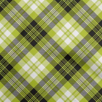 OneOone Хлопковая гибкая лаймово-зеленая ткань, ткань тартан для шитья, ткань для рукоделия с принтом в дворе, 40 дюймов 42 Inch Wide - Viscose Chiffon коричневый