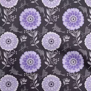 OneOone Хлопковая гибкая лаймово-зеленая ткань в горошек с цветочным принтом, одежда своими руками, стеганая ткань с принтом, ткань в ярдах, 40 дюймов 42 Inch Wide - Viscose Chiffon серый