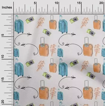 oneOone хлопковая гибкая легкая персиковая ткань самолет | камера и чемодан дорожные поделки декоративная ткань с принтом во дворе 40 дюймов 42 Inch Wide - Viscose Chiffon глубоко персикового