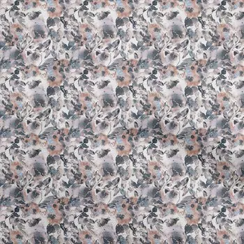 oneOone хлопковая гибкая пыльная синяя ткань абстрактная акварельная цветочная ткань для шитья ремесленная ткань с принтом во дворе 40 дюймов 42 Inch Wide - Viscose Chiffon розовый